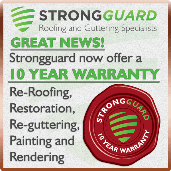 Strongguard's tweet image. 10yr workmanship warranty to go with our 10-30+yr manufacturer's warranties #confidence #builttolast #strongguard