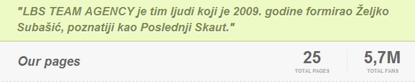 socialnumbers's tweet photo. @PoslednjiSkaut Istine radi, nakon refresha sustava koji nekada traje i do 3h, i LBS-u su uračunati svi fanovi. :) http://t.co/97QaTJ0Kgu