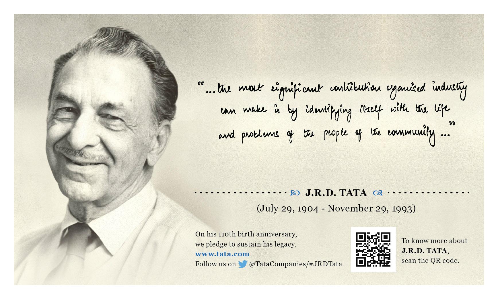 Jrd tata essay image