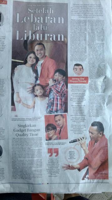 "Jawa Pos hari ini" <a href="/Giring_Ganesha/">Giring Ganesha Djumaryo</a> Keluarga adalah Segalanya.. Kau Dan Aku untuk Selamanya.,