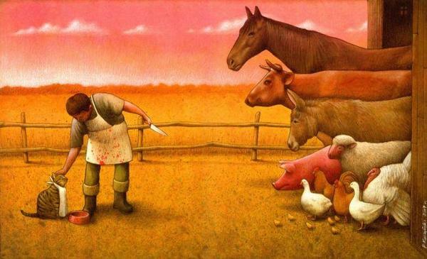 peta's tweet photo. RT if you don't pick and choose which animals to love. #Reasons2GoVegan http://t.co/C8BLv58Vn1