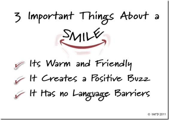 OverallCustExp's tweet image. RT @AlfYATD: A simple smile can mean so much to a customer, they are easy to give away and they are totally free!