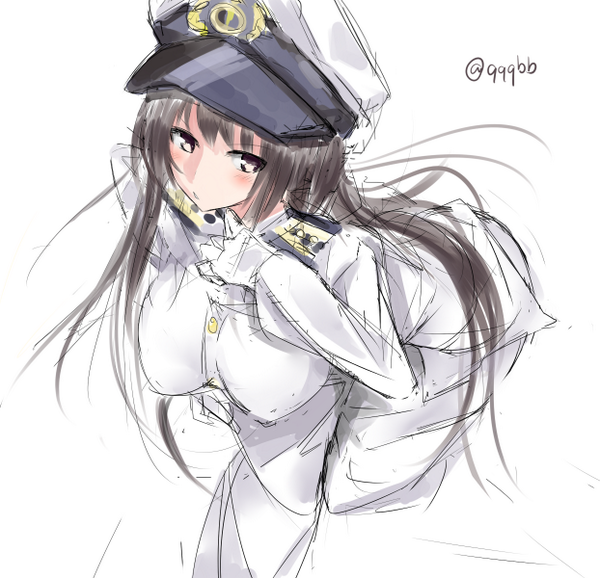 O Xrhsths 江戸川 Nao Sto Twitter 女性提督 艦これ版深夜の真剣お絵描き60分一本勝負 Http T Co Rjmqeg5wla