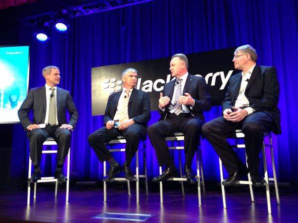 arminaligaya's tweet image. .@BlackBerry panel on stage at #bbsecurity summit #cdntech