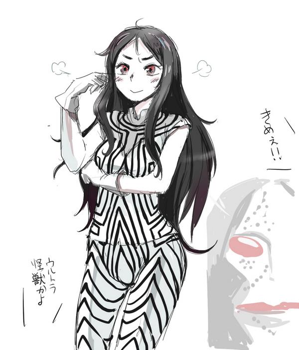 ル級「ダズル迷彩を施してみました」 #艦これ版深夜の真剣お絵描き60分一本勝負 