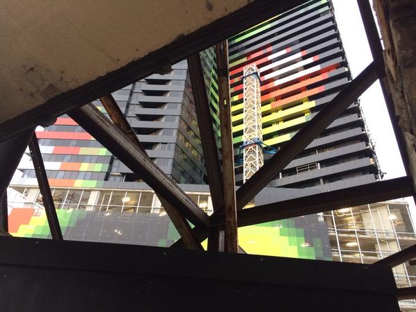 Probuild crane comes down on b5- now to go up on b10!