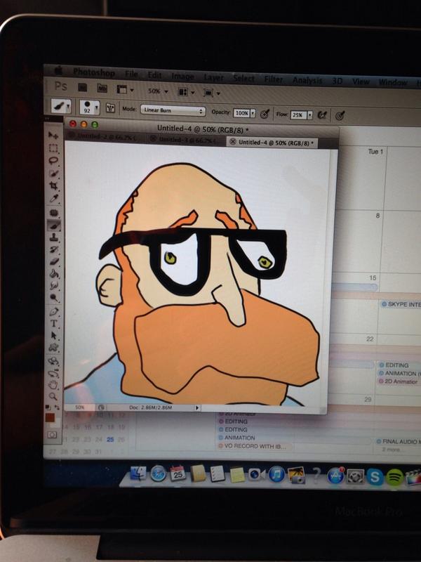 MattConner's tweet image. Connecting through art. My Creative Director, Charlie. #havasconnects