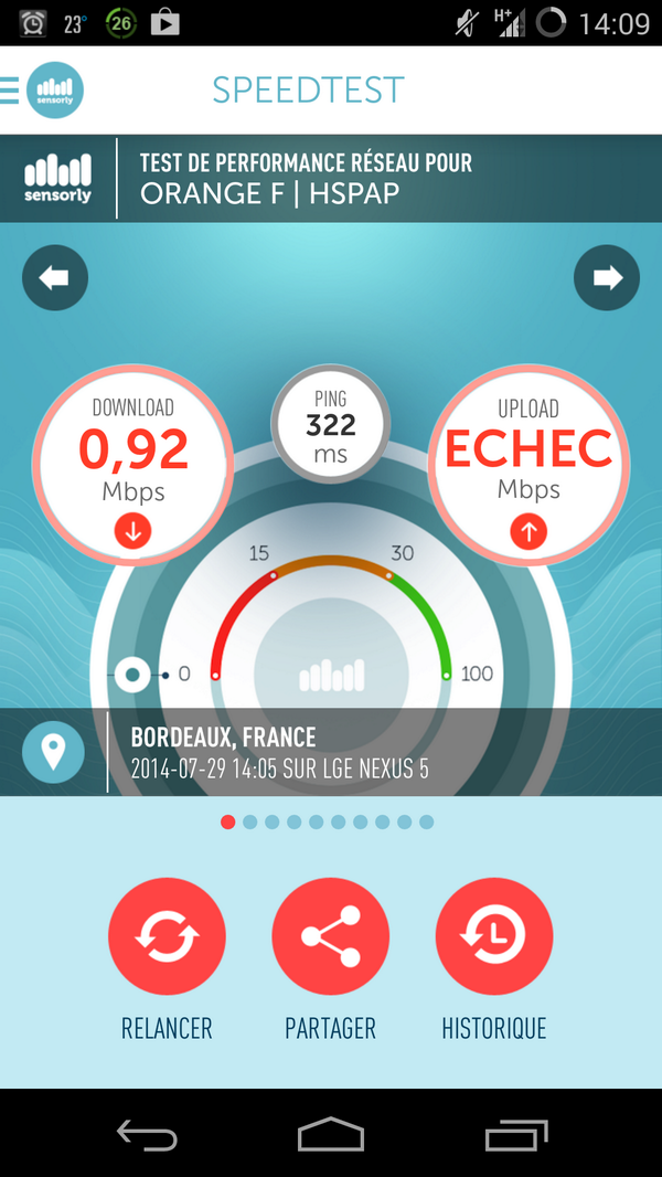 jonathan_jb17's tweet photo. Pendant que certain bénéficient de la 4G avec le forfait à 19.90 d'autre galérent avec celui à 25. Merci @Sosh_fr http://t.co/c9qZJCLeho
