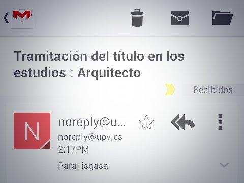 i_gares's tweet photo. Ese mail que dice: esta noche fiestón :D http://t.co/yigylsBefJ