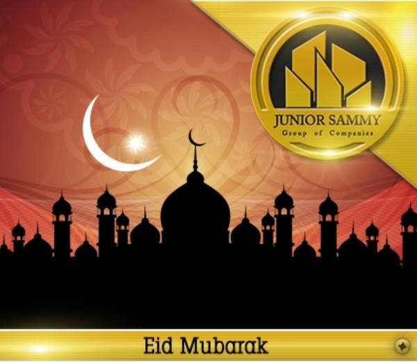 JuniorSammyGrp's tweet photo. The Junior Sammy Family would like to wish the Muslim Community a Safe and Happy Eid-ul-Fitr. #JuniorSammy #JUSAMCO http://t.co/bKuWx57pDf