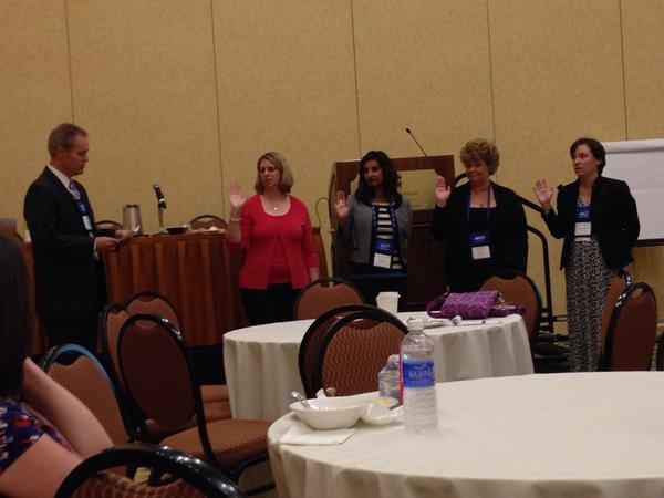 AmberH724's tweet photo. Lab SIG officer installation for 2014-2015! Congrats on a great year! #PharmEd14 #hsop http://t.co/GqOiouI25F