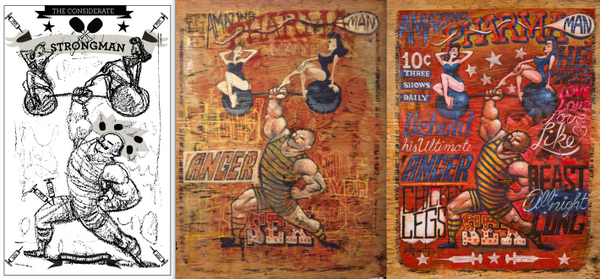 waywardarts's tweet photo. Progression of the Strongman @signalsca @flash_repro @UnisourceCanada @RGD #onlineobsessions http://t.co/rLEUuFdDai