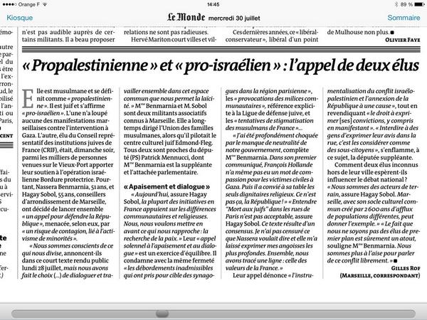 Aujourd'hui dans <a href="/lemondefr/">Le Monde</a>