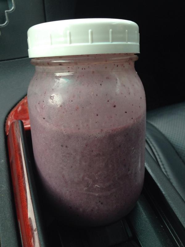 Your next workout is only as good as your recovery from the last one #smoothieonthego
