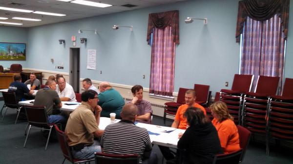 Great group today...honing their skills at our Effective Presentation Skills class