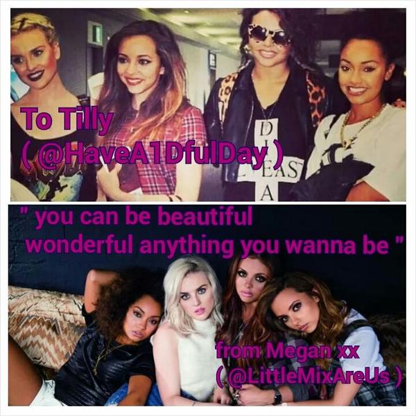 HaveA1DfulDay's tweet photo. FOLLOW @LittleMixAreUs SHE IS A KIND MIXER 
AND SHE MADE ME THIS x #MTVHottest Little Mix http://t.co/A0loSzqSZj