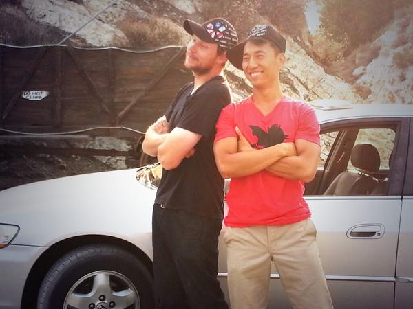 AnotherTime2017's tweet image. Our Director @AngryJimmyCA on set with @JamesKyson for @AnotherTime2015!! James was a blast to work with!