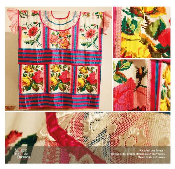 MUSEO_TEXTIL's tweet photo. Huipil de Huautla de Jiménez, #Oaxaca en la expo UN ÁRBOL QUE FLORECE, ¡ últimos días ! en @FAHHO_SanPablo http://t.co/z0z7wTYlmm