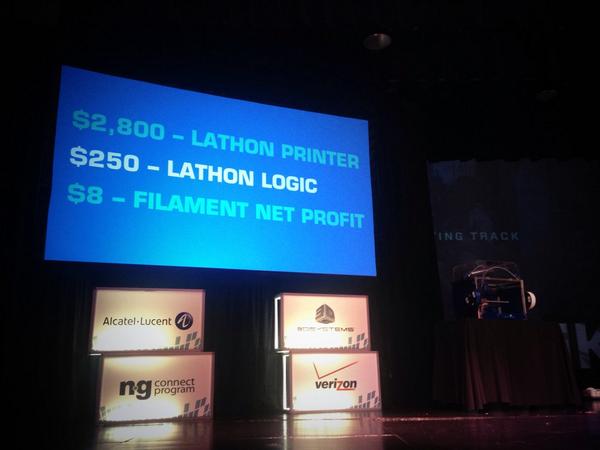 GIGTANK's tweet photo. #Pricing structure for @LathonPrinter. #CHAdemoday #3Dprinting http://t.co/bDIwUexBBH
