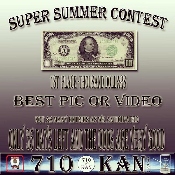 710KAN's tweet photo. Get your entries in! Your odds r good! http://t.co/9rO3sAZI8y
