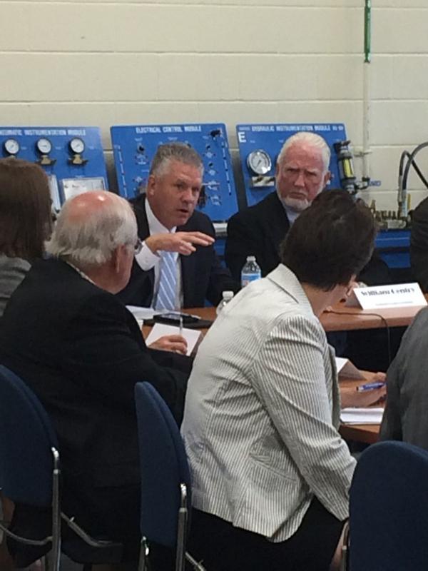 DRMCVA's tweet photo. Eric Deaton speaking about the importance of our community colleges @ Gov's Workforce Roundtable @edeaton1103 #vagov http://t.co/20Es91Un98