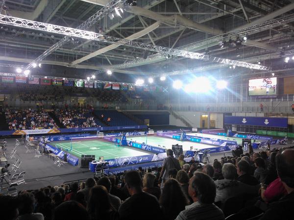 Rachel__G's tweet photo. Aaahhh so excited! :D #commonwealthgames #glasgow2014 #badminton http://t.co/Rx5JJC7tLt