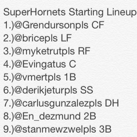 Your #BuzzCity Opening Day Lineup looks like this!