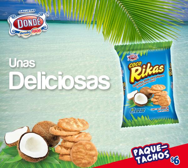 DondeOficial's tweet photo. En estas vacaciones disfruta en todo momento y donde sea unas Coco Rikas con #PaquetachosDondé http://t.co/w7iEX5YDGf http://t.co/dGrUKiV2tL