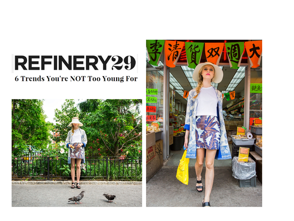 SISTERTRIBES's tweet photo. @Refinery29 features #DelfinaBalda SS14 Camo skirt in the '6 Trends You're Not too Young For' story. http://t.co/0MvLWzU8Vx