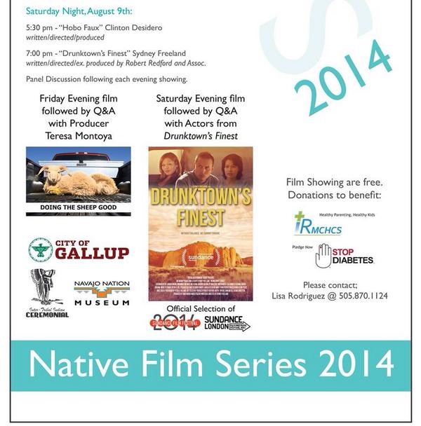 WambliEagleman's tweet image. GALLUP NEW MEXICO "DrunkTowns Finest" Aug 9th woot woot! Well see you there! #nativesinfilm #nativecast @Carmen_Moore