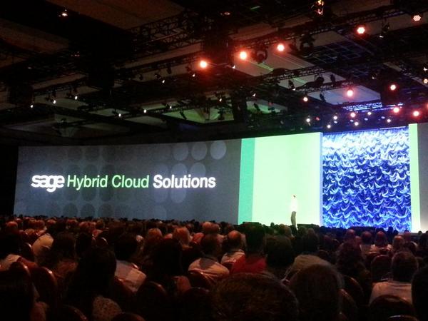 Not all apps must live in cyberspace.  Use the cloud, &amp; your secure cloud &amp; your on premises hardware. #SageSummit