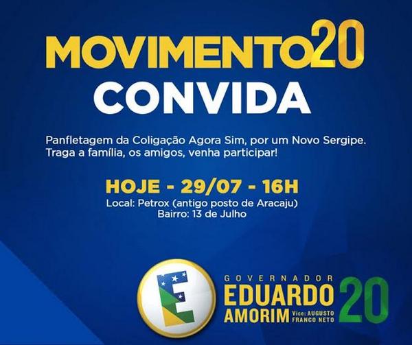 É hoje! Contamos com a sua presença, mobilize seus amigos, divulgue essa ideia!