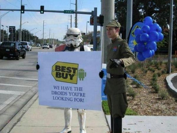 GeorgeTakei's tweet image. The force is strong with you, @BestBuy.