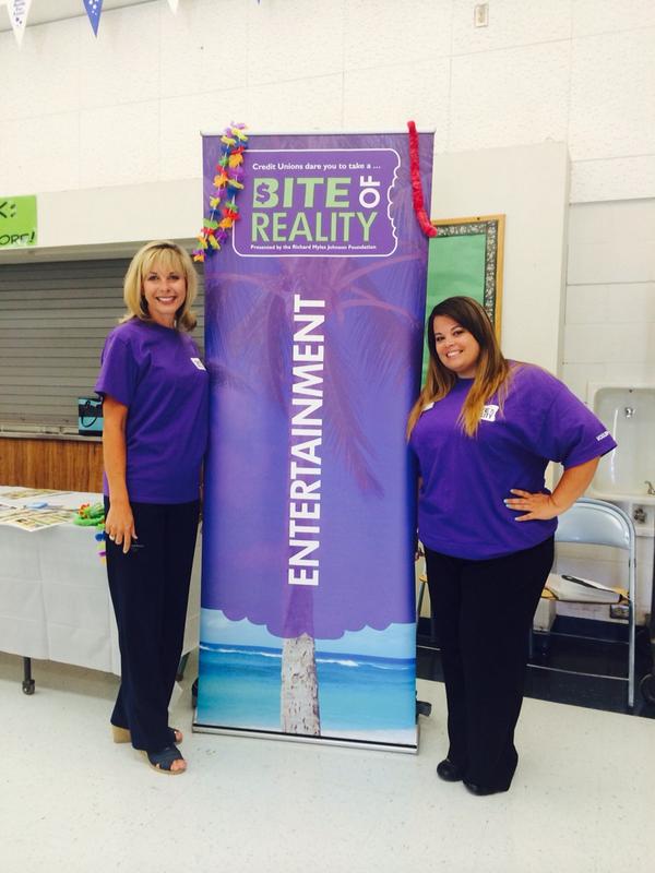 Bite of Reality (financial literacy workshop) for 7 &amp; 8 grade students in Apple Valley. #cusocal