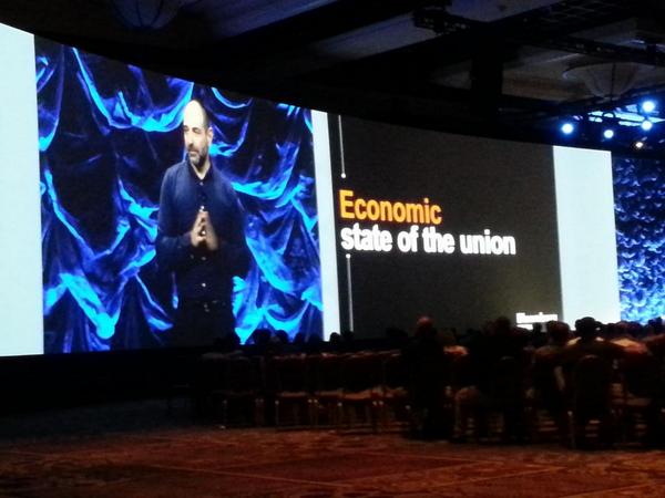 Pim Fox from Bloomberg broadcasting from Sage Summit! #SageSummit #Bloomberg #PimFox