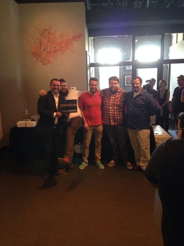 lrchamber's tweet photo. Beards and Suits UNITE! @workwithfew's Little Rock Regional Chamber Ribbon Cutting. #ARidea #FEW http://t.co/MBkuJTqksI