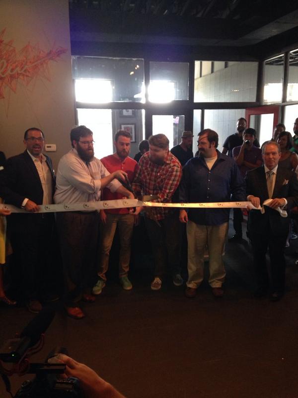 lrchamber's tweet photo. Beards and Suits UNITE! @workwithfew's Little Rock Regional Chamber Ribbon Cutting. #ARidea #FEW http://t.co/MBkuJTqksI