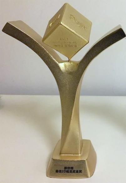 “Dead Synchronicity” just won the Best 2D Visuals - Golden Cube at the 2014 Unity China Awards! :D