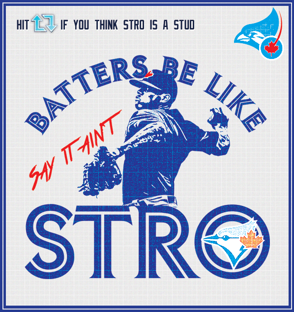 BJsFans's tweet photo. Houston Astros be all like "Say it ain't Stro!" Lets go @MStrooo7 @BlueJays #BlueJays http://t.co/cs5dCVbsG5 #GoJaysGo #DriveToOctober