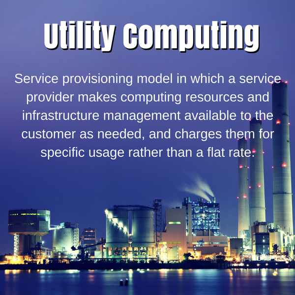 Vology's tweet photo. This weeks enterprise tech definition #utilitycomputing http://t.co/7FgqzsKXCk