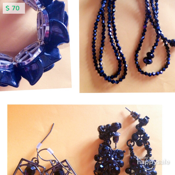BazarrOnline's tweet photo. Hola vendo estos accesorios Soley a $70! Son dos pares de aretes, una pulsera y un collar 😘  http://t.co/g8DgF3iPtR http://t.co/i1lf1wp6L0