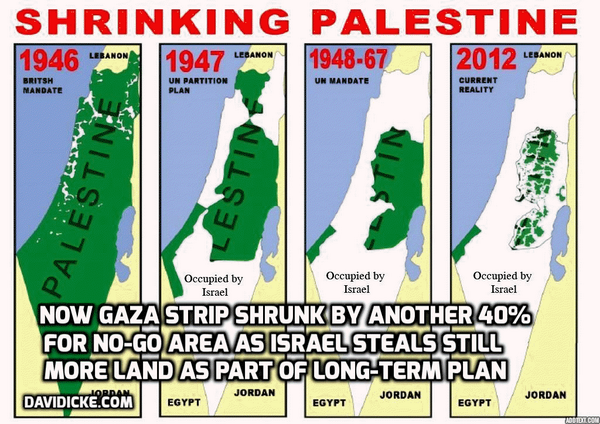 davidicke's tweet photo. Israel Creates ‘No Man’s Land’ in Gaza, Shrinking Strip by 40 Percent: http://t.co/7Xd8e8H1OD http://t.co/l5G5Y6mGFh
