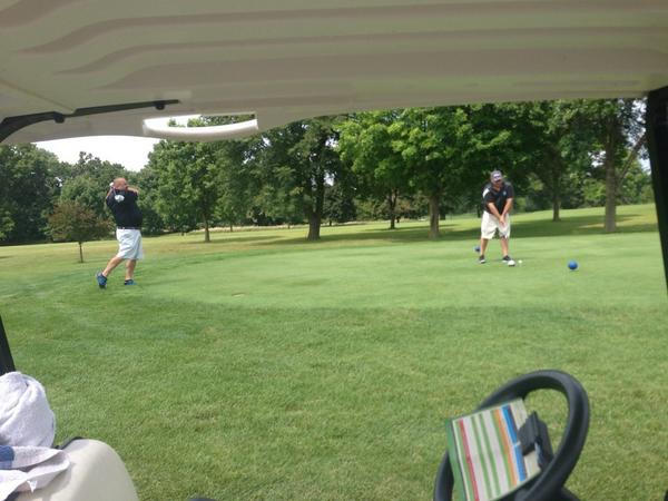 GCAOWI's tweet photo. “@ejoers1: Look who I'm playin with today 👌⛳️#scrobel #wandrey http://t.co/RpCN47wViq” 2 of our finest! #thatsapeachhun