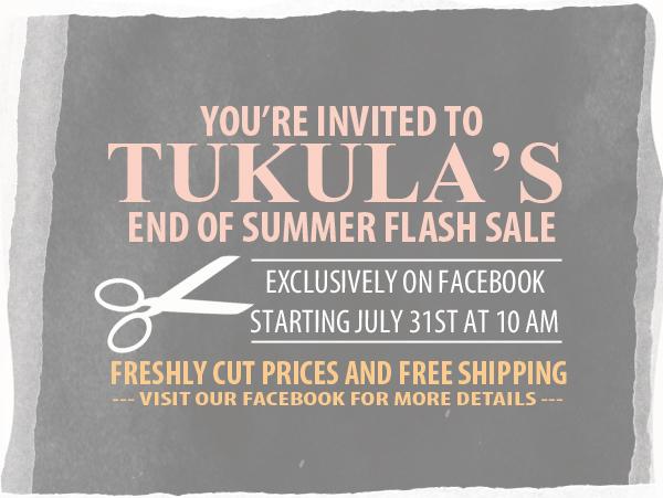 You're invited to our FLASH SALE on 7/31! Invite your friends because it is exclusively for our FB fans!