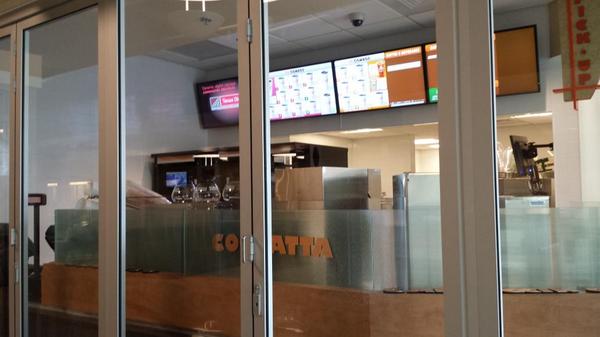 liz_schaef's tweet photo. “@TheBreezeJMU: The new Dunkin' Donuts location in the Student Success Center is almost ready #JMU http://t.co/r4MmT2hbGO” 😍