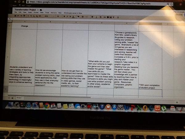 McleanTammie's tweet image. #lisdeducate #transformationproject