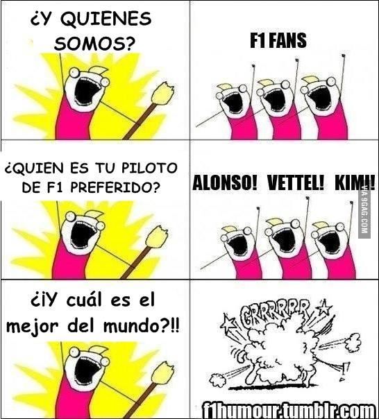 f1sil's tweet photo. Que risa esto, cualquier parecido con la realidad es pura coincidencia xD #F1Fans - http://t.co/c17IfOuL6U