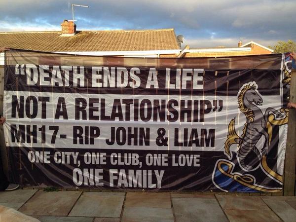 FBAwayDays's tweet photo. Class Newcastle banner. #nufc http://t.co/EpIVV7OFJg