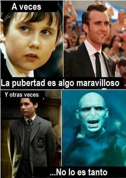 LordVoldemort_S's tweet photo. Los misterios de la pubertad. http://t.co/q0DWDAYTC2