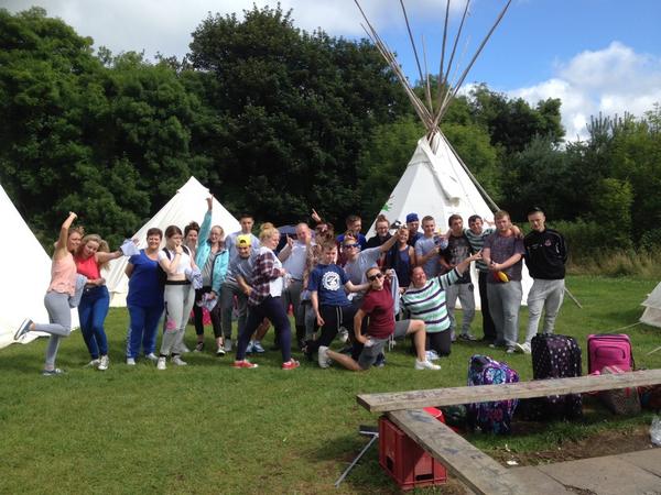 Challenge4Youth's tweet photo. Well done to the y people on camp from Ligoneil, Shankill and Twinbrook Good Relations, Friendships &amp; Youth United http://t.co/CMdDvBcDTZ